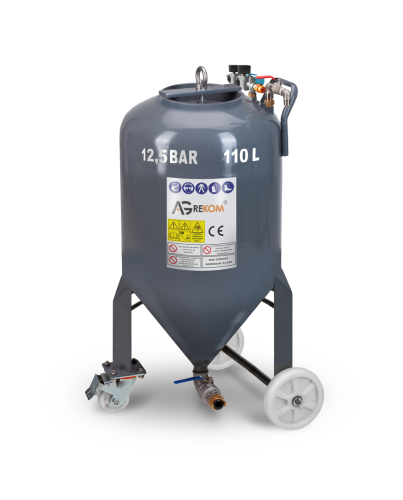 Aggregatebehälter 110 l bodenauslauf
