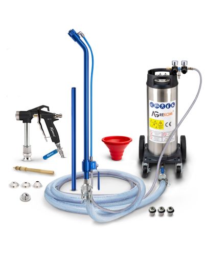 Professionelles Gipsspachtelgerät mit Lanze und Pistole 20 Liter