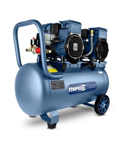 Kompressor ölfrei 2,96 kW Torpeda 50 L