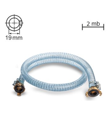 Flexible Verlängerung 2 Meter für Schläuche Verputzmaschinen