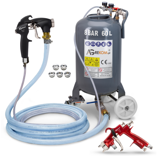 PROFESSIONELLES SPRÜHGERÄT FÜR VERPUTZARBEITEN 60 LITER PLUS